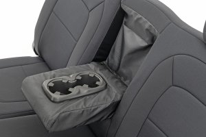 Chevrolet Colorado Seat Covers - Front Bucket | Rear Bench - Rough Country - Neoprene - '15-'22